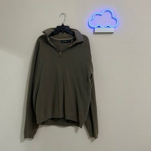 Nautica Men’s Solid 1/4 Zip Sweatshirt